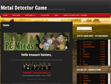 Tablet Screenshot of metaldetectorgame.com